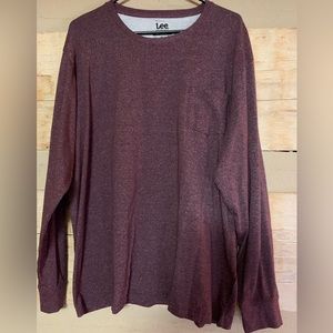Men’s Long Sleeve Pocket T Lee XL